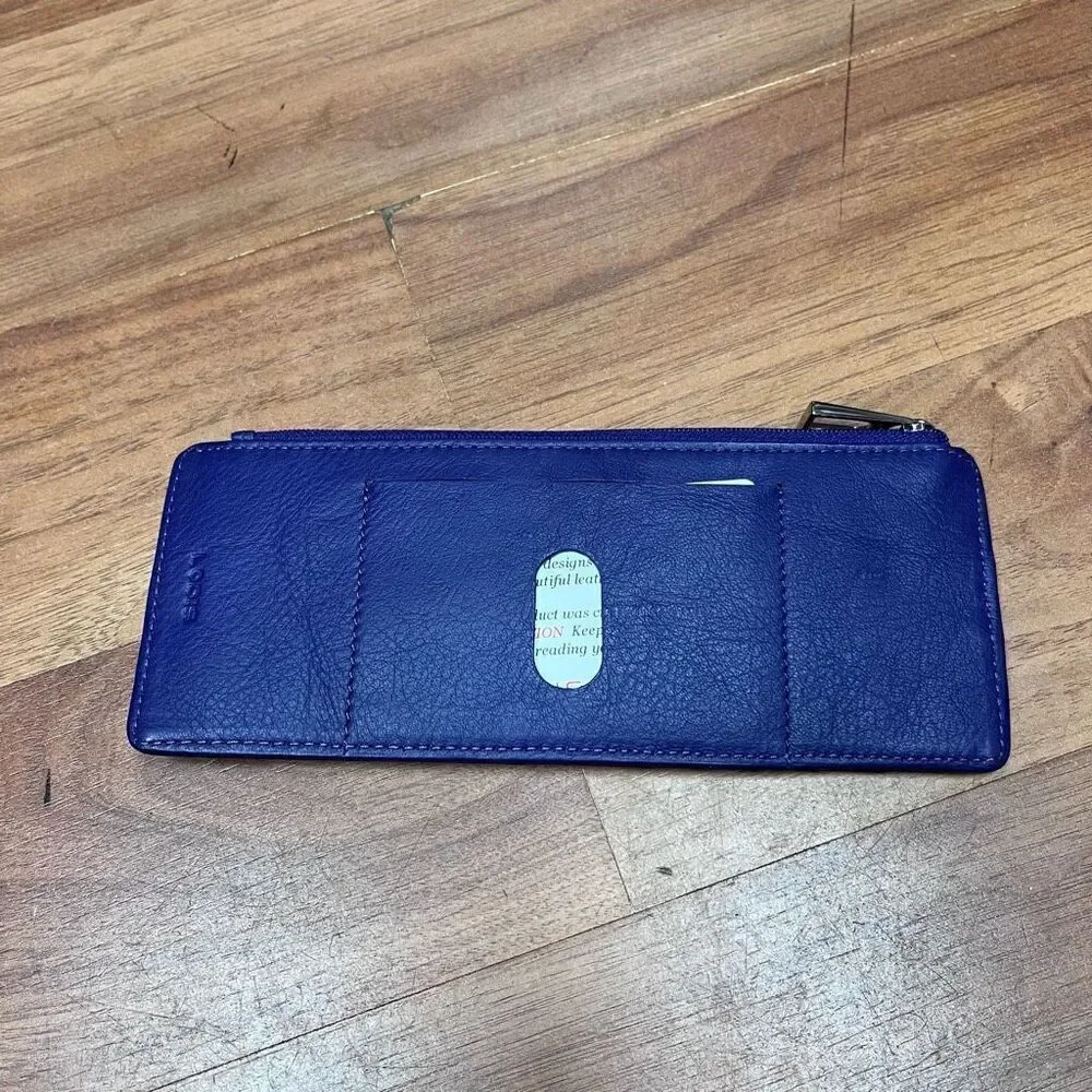 Lodis Womens Be Organize Julia Long Stacker ID & Card Wallet Purple
